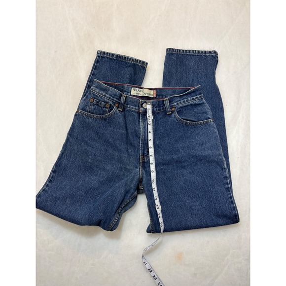 Levis 550 Relaxed‎ Tapered Jeans Blue Denim Womenswear Retro Style - Picture 7 of 8